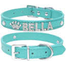 Bling Rhinestone Puppy Personalized Dog Collar