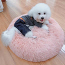 Deep Sleep Plush Round Dog Kennel