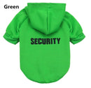 "Security" Pet Hoodie