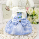 Princess Bowknot Prim Plaid Dress