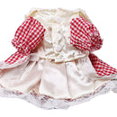 Princess Bowknot Prim Plaid Dress